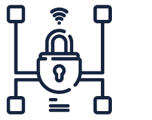 cyber risks padlock icon