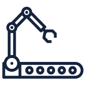 robotic production line icon