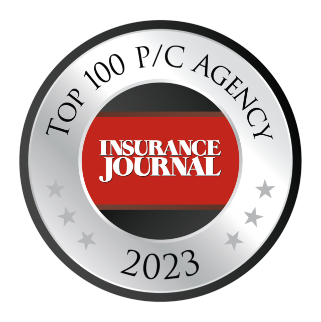 Insurance Journal's top 100 agency badge