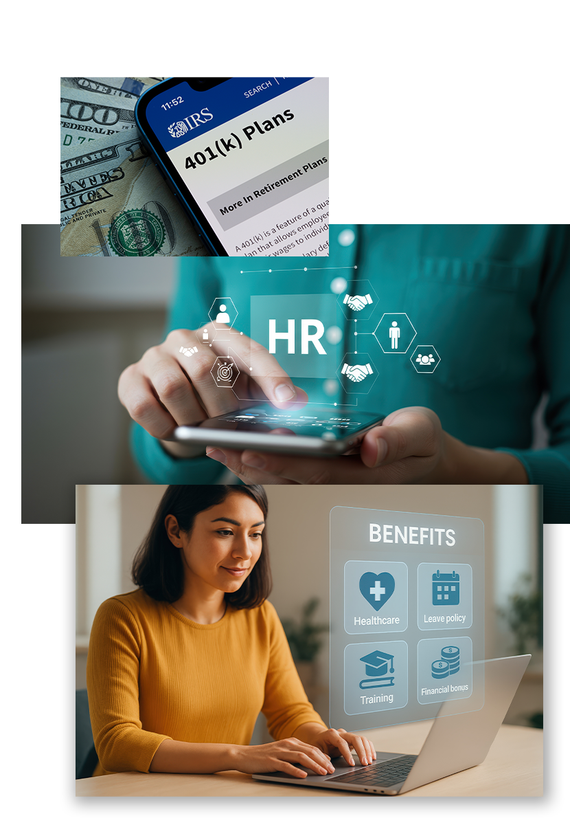 EB, HR, 401k